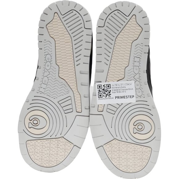 COACH SoHo Sneakers Charcoal Black Women’s Casual Lace-Up US 7M EU 37.5 - Picture 6 of 6